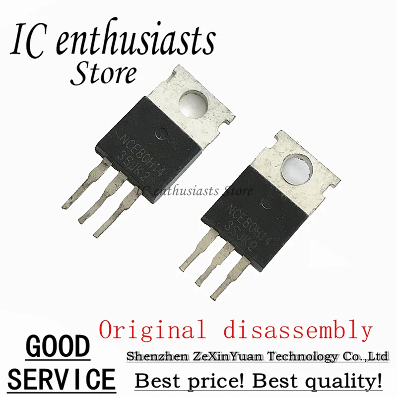 Desmontaje Original, 10 piezas-50 piezas, NCE80H14, 80H14, 80V, 140A TO-220