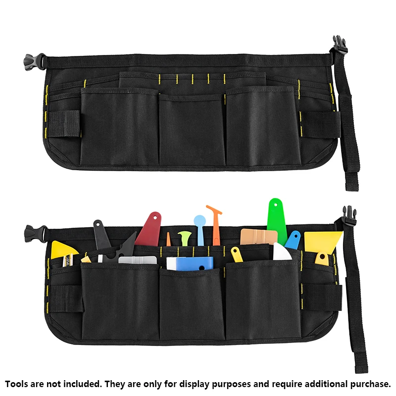 Multifunctional Oxford Tool Waist Bag Waterproof Wear-resistant Storage Side Bag Portable Side Tool Bag Car Film Tool Hold Pouch
