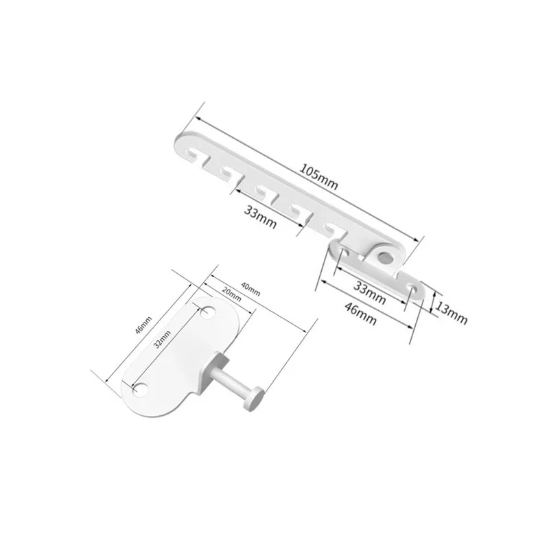 جديد نافذة داخلية المحدد مزلاج موقف سدادة بابية الرياح هدفين باب أمان المنزل النوافذ وشاح قفل حماية سلامة الطفل #6