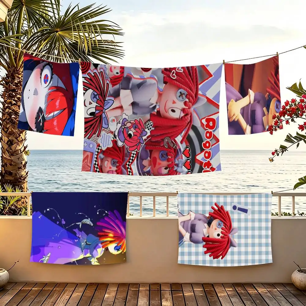 Anime R-Ragatha flag For Camping Party Picnic Studio Booth Background Wall Interior Decoration Banner
