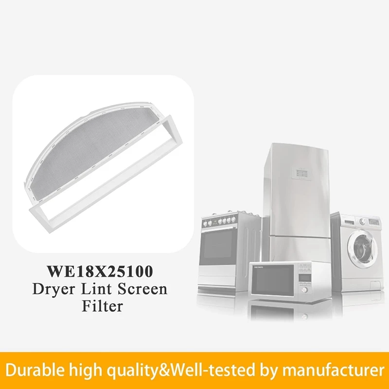 We18x25100 we18m19 Trockner Flusen sieb Filters ieb Mesh für ge Trockner ersetzt we18m30 we18m28 ap6037511 ps11767017