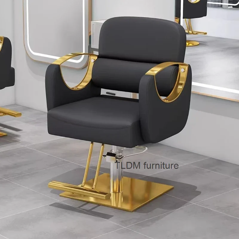 

Professional Luxury Barber Chair Classic Gold