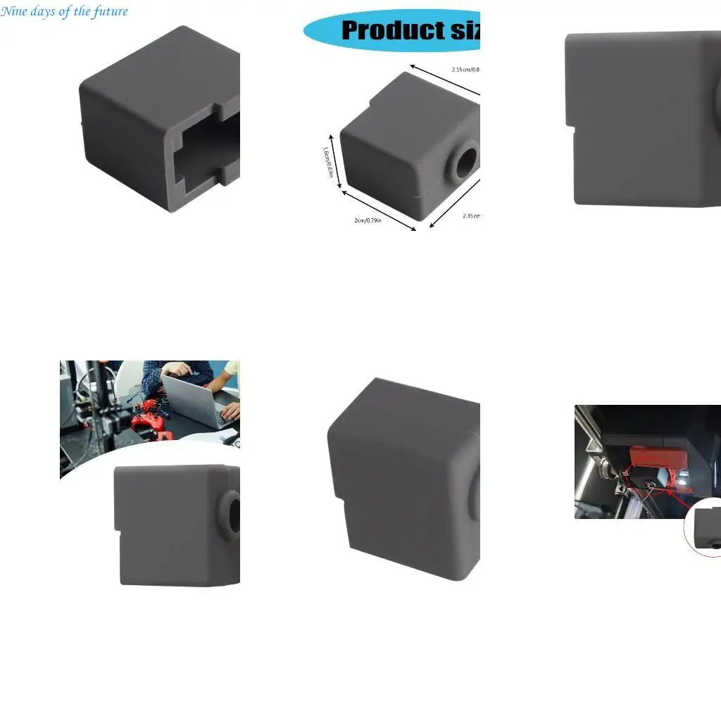 

Silicone Heater Block Protective Sock for 3D Printers Precise Fit Sleeve E65A