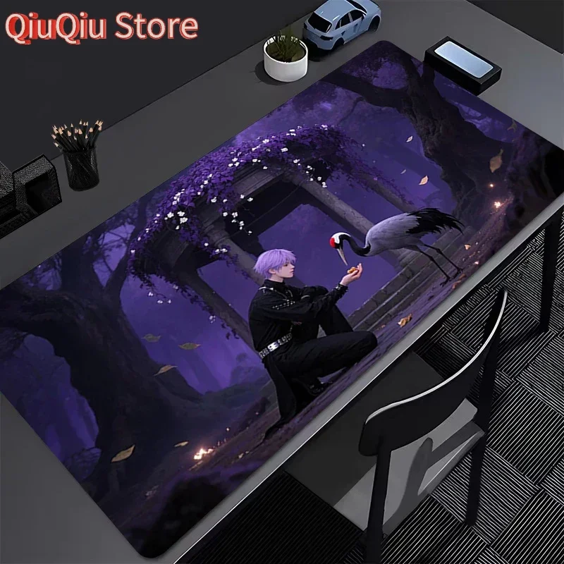 Gamer Bureaumat Oude Stijl Kaart XXL Muismatten HD Pc Muismat Bureau Pads Grote Muismat Antislip Muismatten voor Computer