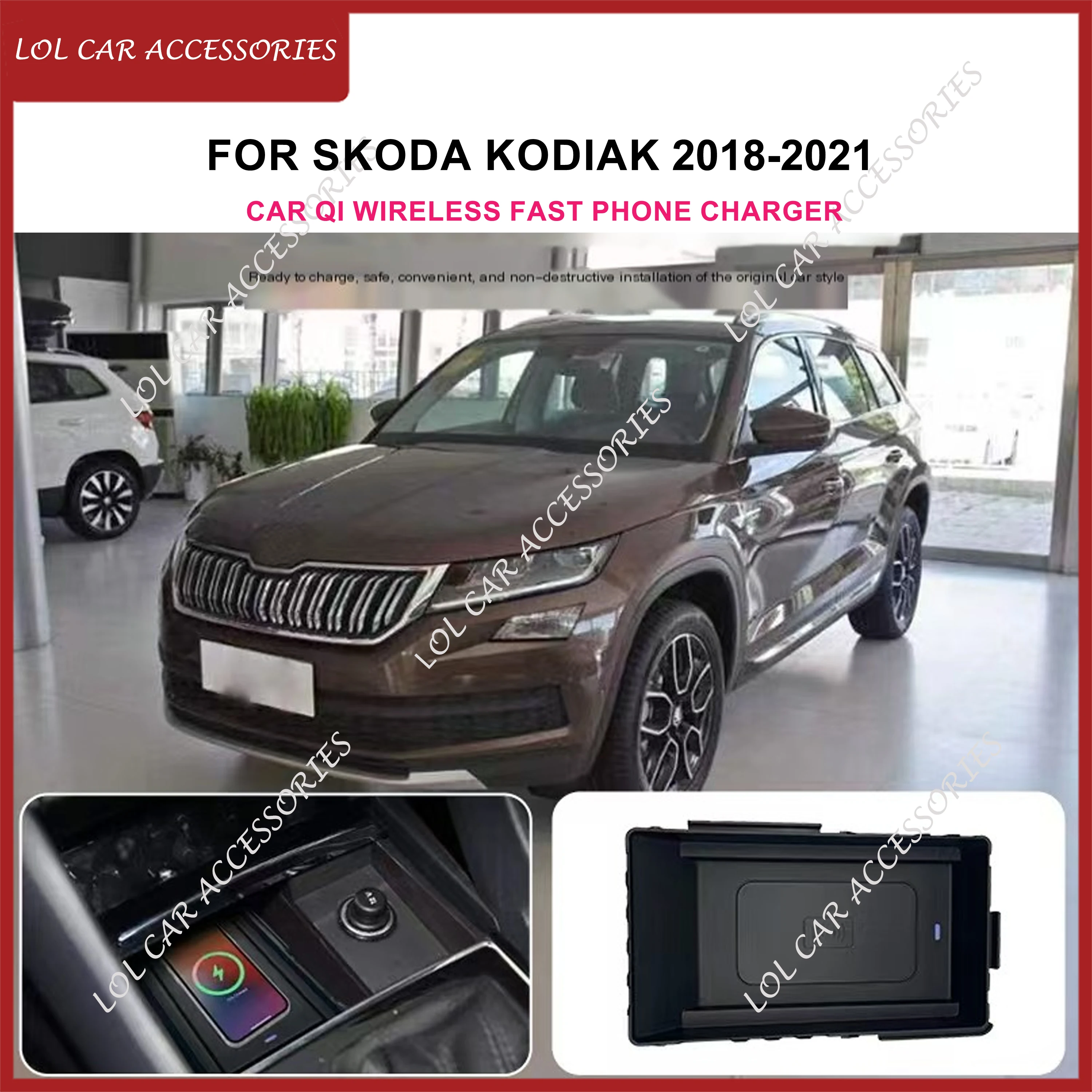 15W Car Qi Wireless…