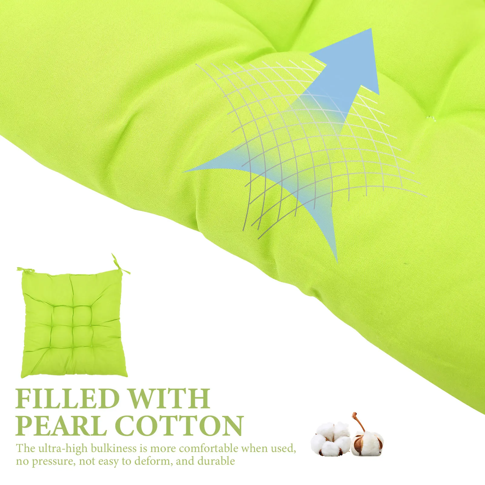 

4Pcs Thick Seat Cushions Ergonomic Chair Pads for Dining Kitchen Office Car Increased Blood Circulation Supportive Chair Cushion