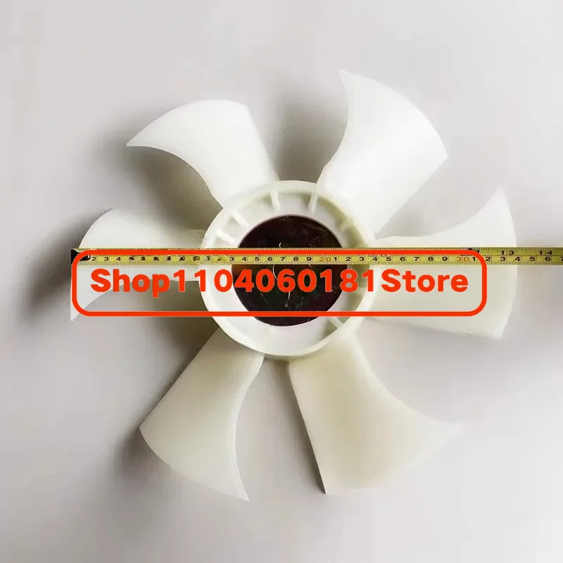 3TNV70/3TNV76 Engine Fan Blade Cooling Water Tank Fan Blade Reverse Blowing Water Tank Excavator Parts