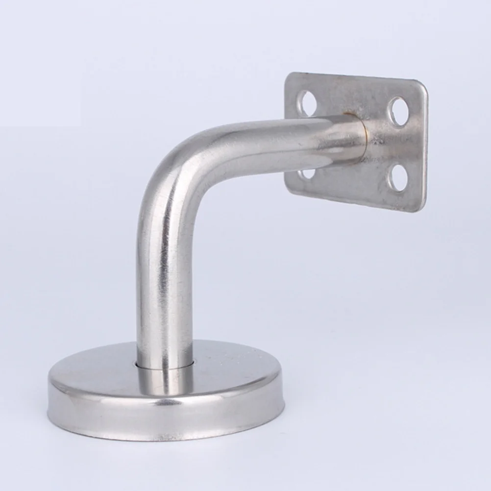 

10Pcs Stair Rail Brackets Solid Stainless Steel Handrail Supports Durable Safety Grab Bar for Hotels Restaurants Villas Offices