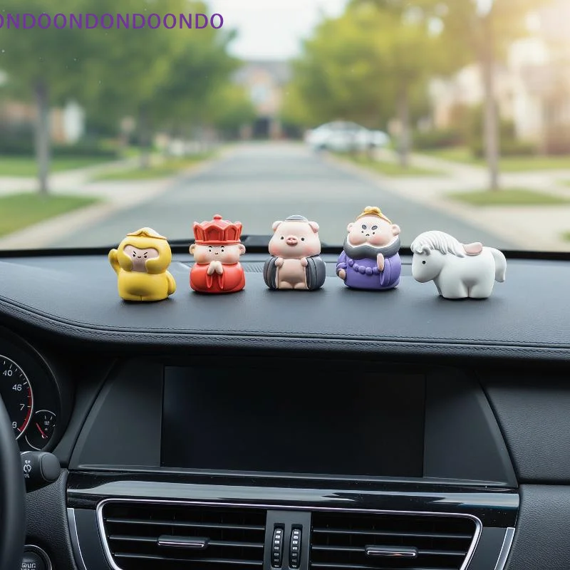 

Cute Cartoon Journey To The West Car Decoration for Workstation and Office Desk
