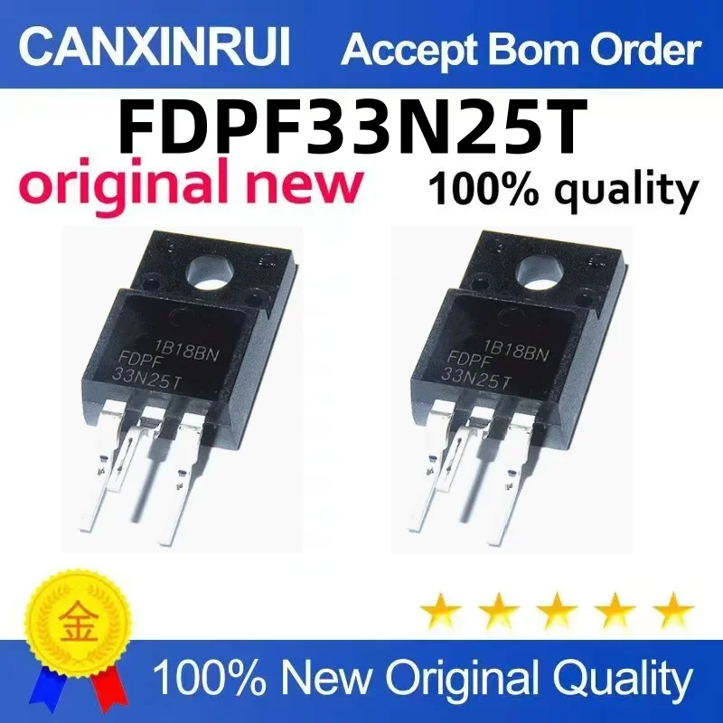(10-300piezas)Brand new in stock FDPF33N25T 33N25T 33A 250V TO-220 can be directly shot