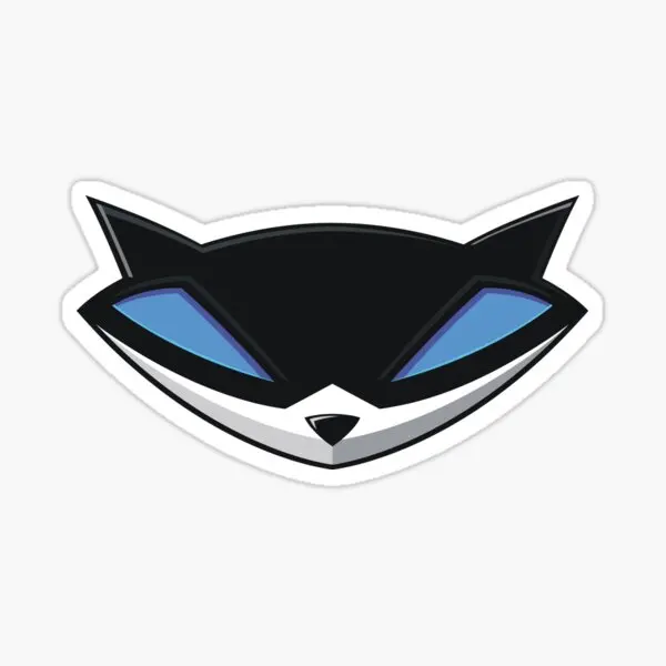 Sly Cooper Original  5PCS Stickers for Print Cute Laptop Decor  Art Bumper Cartoon Car Wall Background Funny Home Kid Luggage