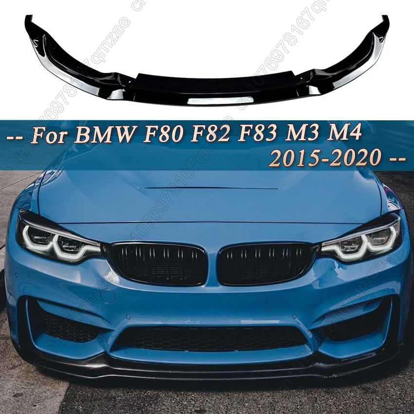 

3 шт. автомобильный передний бампер, спойлер, сплиттер для BMW F80 F82 F83 M3 M4 2015-2020, диффузор, сплиттер, крышка, комплекты кузова, тюнинг