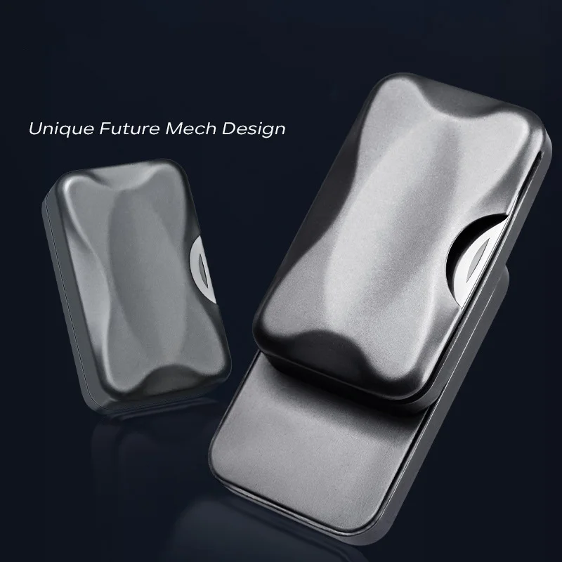 Estilo punk magnético ilimitado cartão de pressão dedo slide trimer edc alívio do estresse brinquedo para aliviar ansiedade e relaxamento