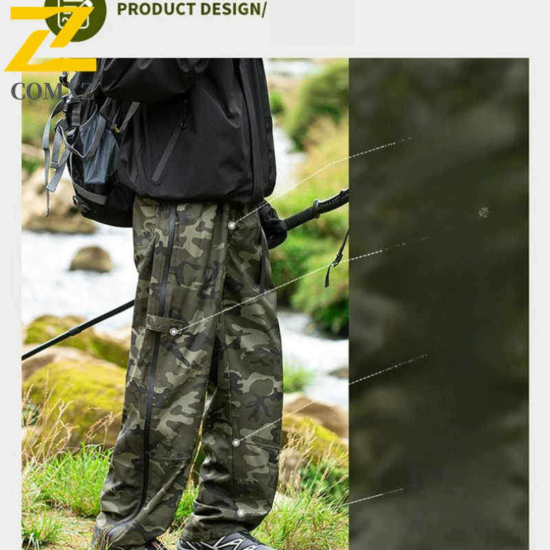 Retro Male Cargo Pants 2025 Autumn Relaxed Cycling Travel Streetwear Lightweight Trousers Breathable Casual Urban Trendy Pants