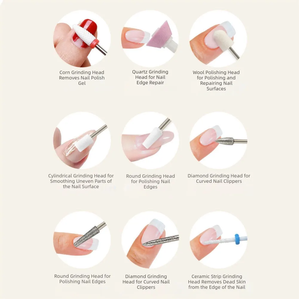 전기 네일 드릴 기계, USB 네일 파일, 휴대용 매니큐어 페디큐어 키트, 오래 지속되는 배터리 네일 드릴 펜, 여행용 네일 케어