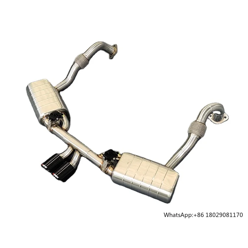 

High Performance Exhaust Catback For Porsche 981 Boxster/cayman 2.7l/3.4l Exhaust Pipe Muffler Rear valvetronic exhaust