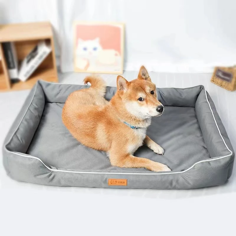 

Square Large Dog Bed, Bite Resistant, Wear-Resistant, Waterproof Cat Mat, Pet Bed for Dogs, Soft High Rebound Sofa, Puppy Access