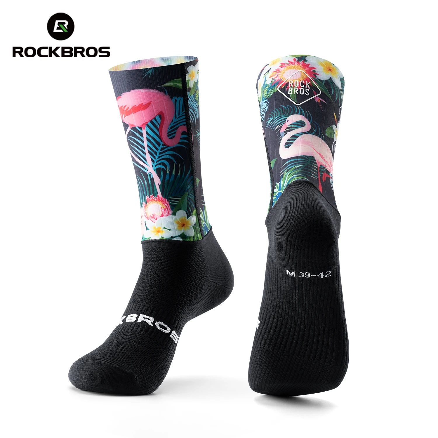 

ROCKBROS Compression Sport Sock Professional Non-slip Bike Socks Bicycle Men Women Sports Socks Racing Cycling Socks