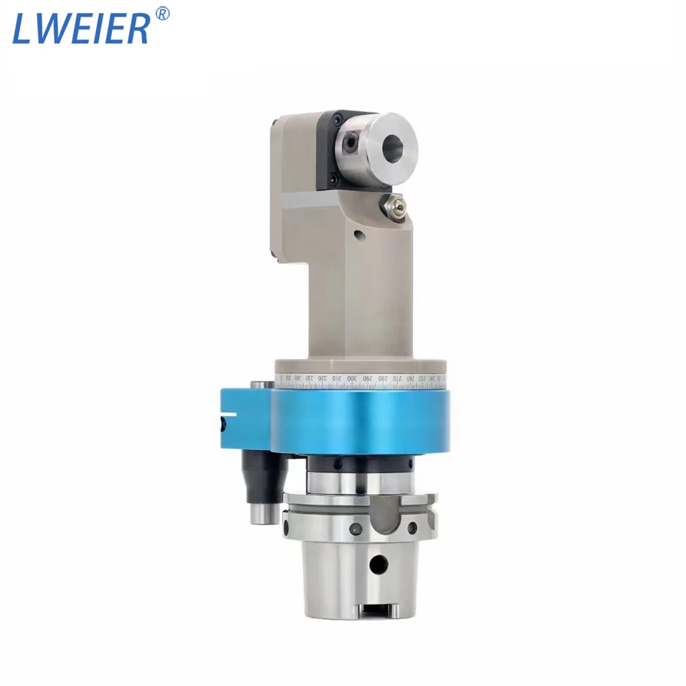 LWEIER High Precision CNC Tool Holder HSK63 HSK100 ER16 ER20 ER25 ER32 ER40 Angle Head For CAT BT NT DAT