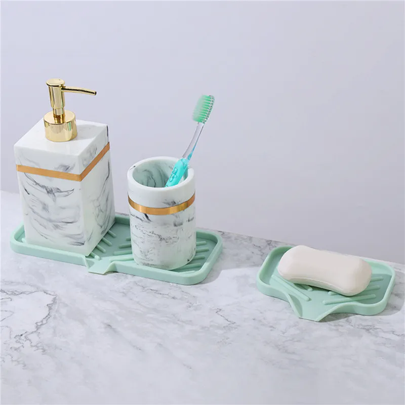 Self Draining Soap Bar Holder Silicone Kitchen Sink Soap Dish Sponge Tray Counter Caddy Organizer for Dish Soap Dispenser