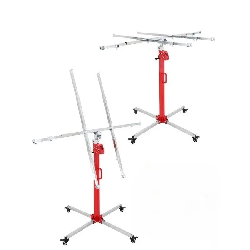 Hand Crank Chain Type Drywall Lifter Stable Labor Saving Mobile Elevator for Gypsum Board Ceiling Lamp Pro Installation Device - view 3