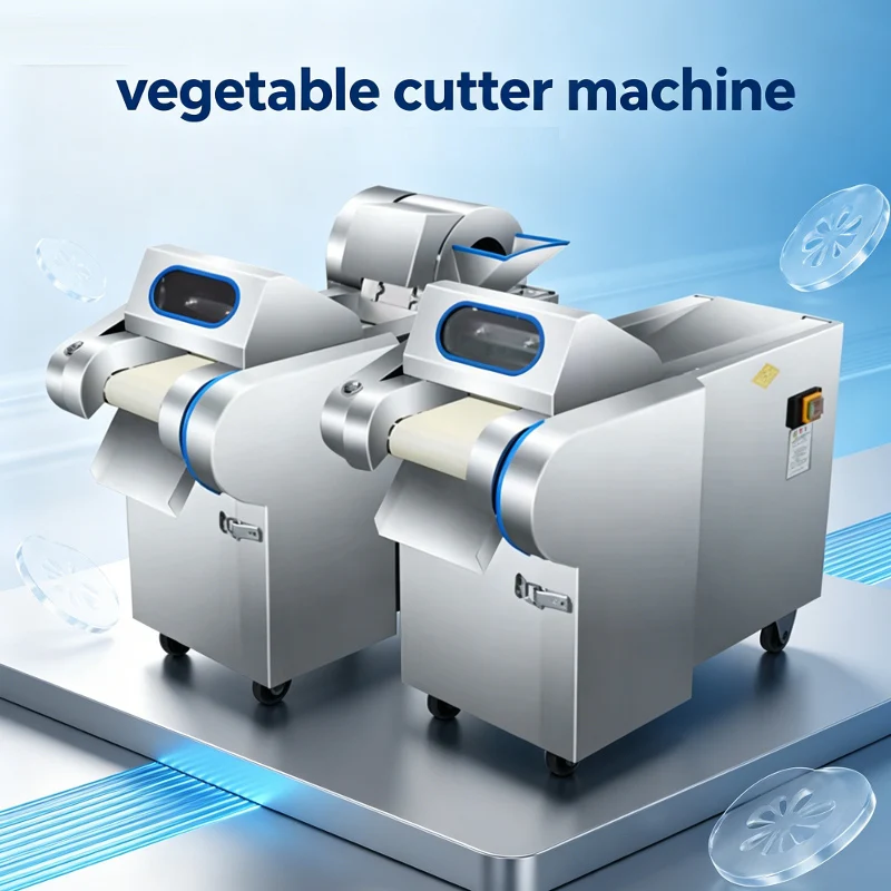 Electric Vegetable Cutter Commercial Multi-functional Automatic Fruit and Vegetable Slicer Shredder Potato Radish Slices