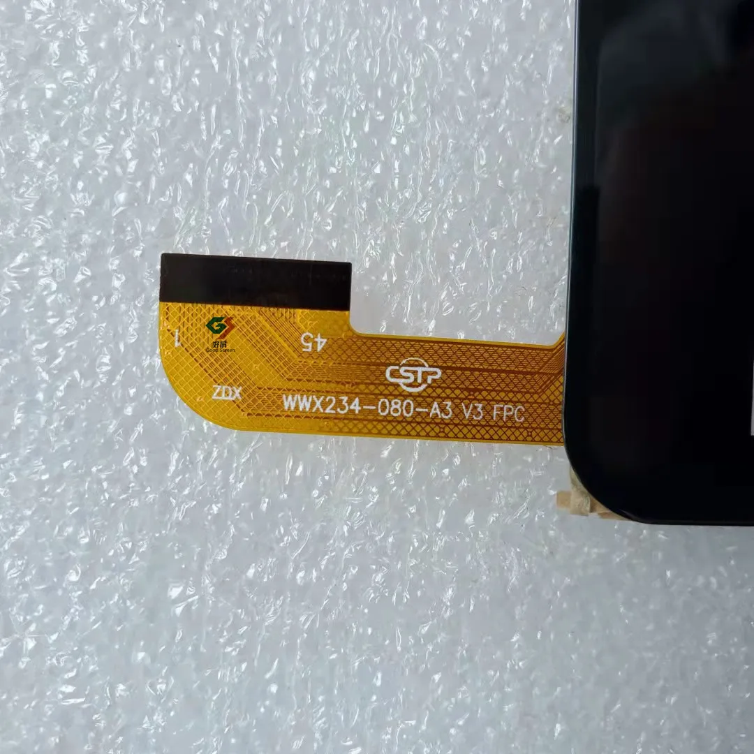 Baru 8 Inci Kaca Hitam P/N WWX234-080-A3 V3 FPC Tablet PC Layar Sentuh Kapasitif Sensor Digitizer Panel Kaca Eksternal