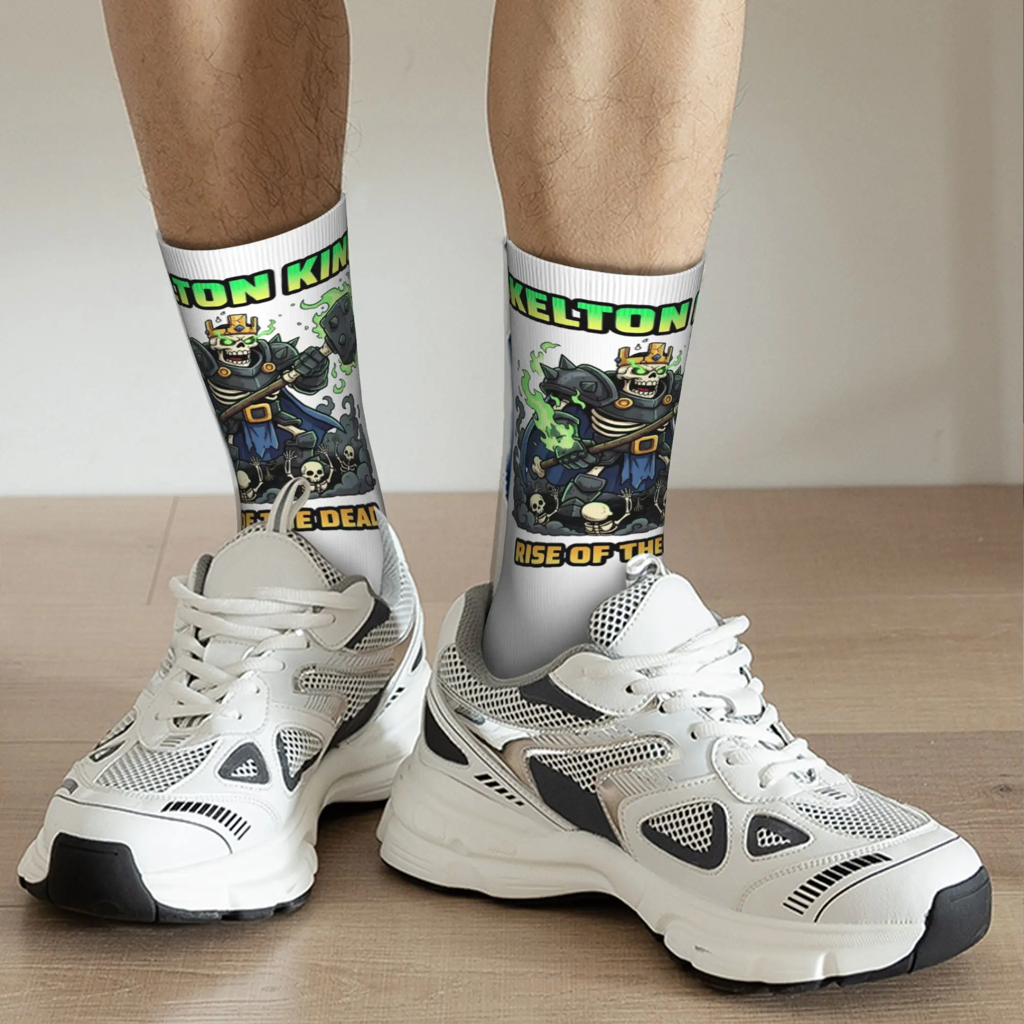 شتاء دافئ عادية النساء الرجال الهيكل العظمي الملك الصدامات روياليدز الجوارب عدم الانزلاق جوارب لكرة القدم