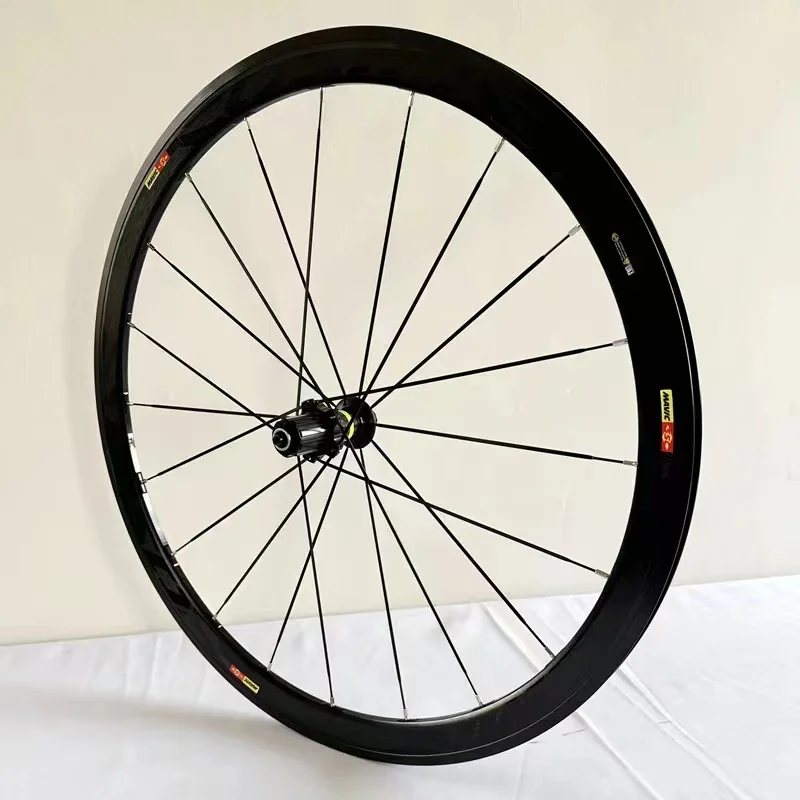 Frameless Height 40mm 700C Road Bike Disc Brake Wheel Set Cosmic Elite S