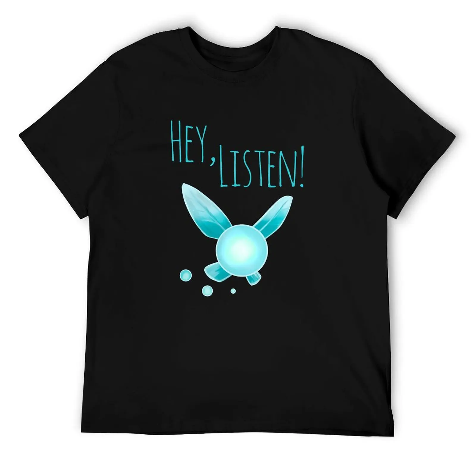 

Hey! Listen! T-Shirt cotton tshirt 100% graphic t shirts for man mens graphic t shirts T-Shirt