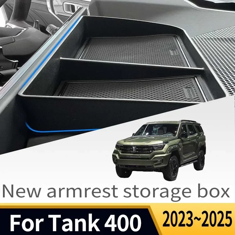 

Auto Parts Suitable For Tank 400 Great Wall 2023~2025 Car Central Control Armrest Box Storage Box Multifunctional Accessories