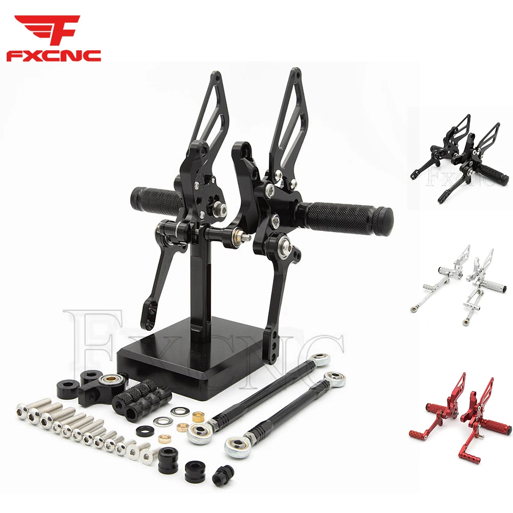 

CNC Adjustable Motorcycle Rearset For Ducati 848/848 EV0 2008-2013 Footrest Footpeg Pedal Foot Peg Rearset Rear Set