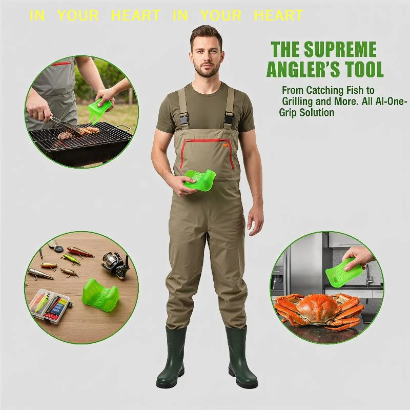 【X】Fishing Gloves Anti-scratch Non-slip Smell Proof Puncture Resistant 1Pc Glove for Catch Fish Angling Fishermen