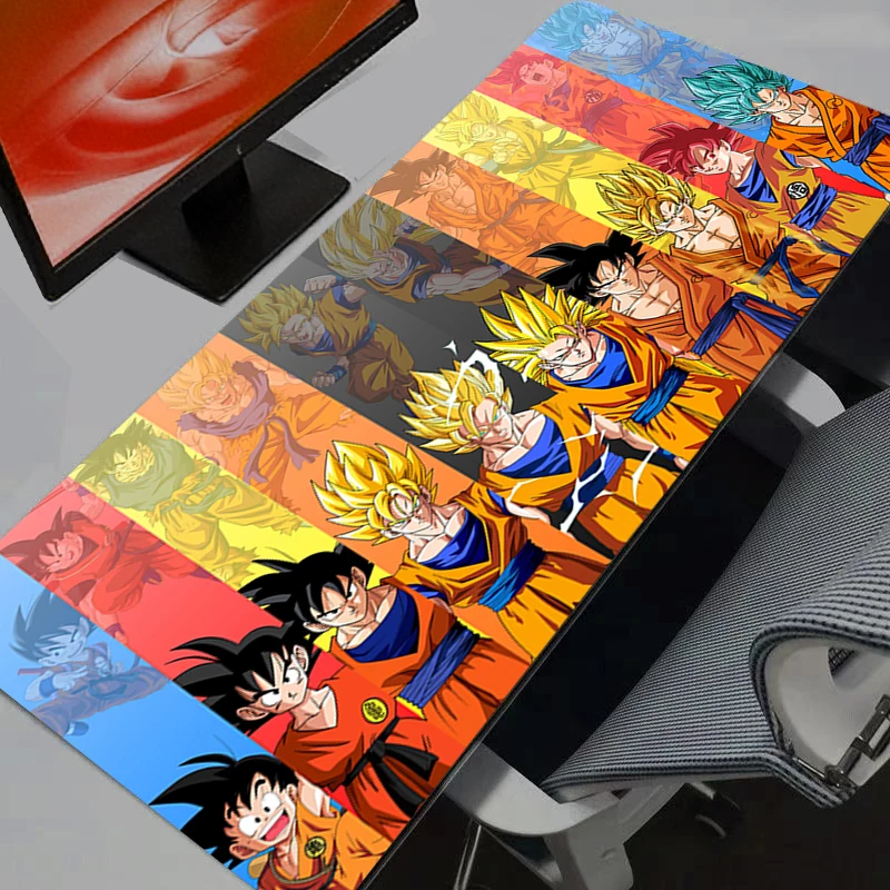 Mouse Mat DBZ Dragon Ball Z Mouse Pad Anime Rug Gaming Accessories Large Carpet Gamer PC Computer Keyboard Desk Mat Mausepad