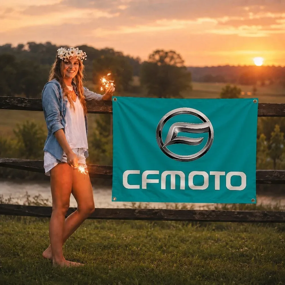 CFMOTO Fashion Brand flag Decoration Outdoor Picnic Party Art Hanging Home Camping Party Banner
