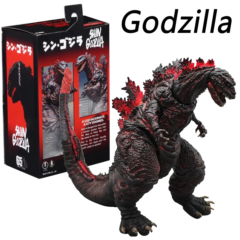 Genuine Box-packed Godzilla Action Toy Figures 2016 Movie Version King of Monsters Role Play Battle Model Ornaments Kids Gifts