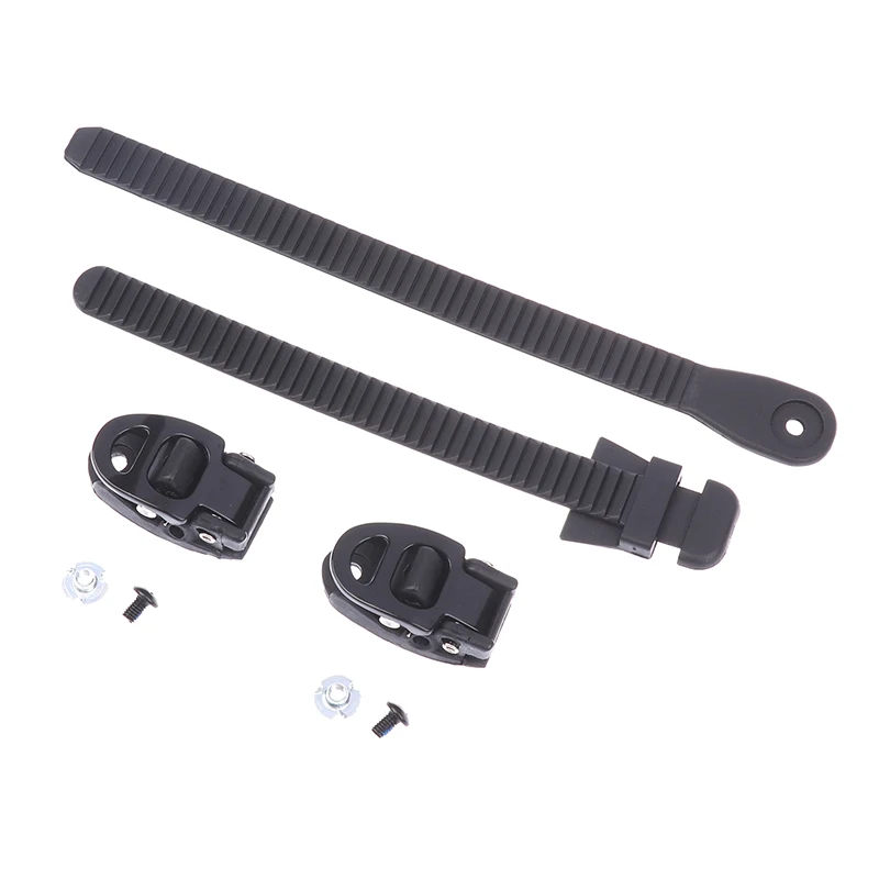 【CPI】1/2Sets Roller Ratchet Skates Speed Ratchet Skates Straps Fixing Buckle With Screws Ankle Belt Tape Roller Skates FixedBand