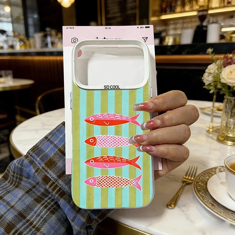 Funny Sardines Phone Case for Samsung Galaxy A37 A57 A17 A07 A16 A06 A35 A55 A25 A05S A15 A56 A54 A36 A34 A24 A26 4G 5G Cover
