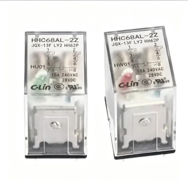  1PCS Industrial Electromagnetic Relay HHC68AL HHC68BL HH52P HH54 LY2 LY4 2Z 3Z 4Z Contacts