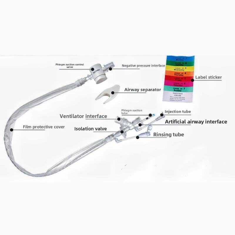 

ChiJiaoDr Disposable Adjustable Negative Pressure Closed Suction Tube Device for Medical Use 1PCS