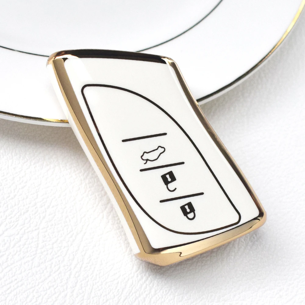 3 Buttons TPU Remote Car Key Shell Case for Lexus NEW RX ES350 IS500 UX LC GX460 LX570 Remote Car Key Shell Case Fob