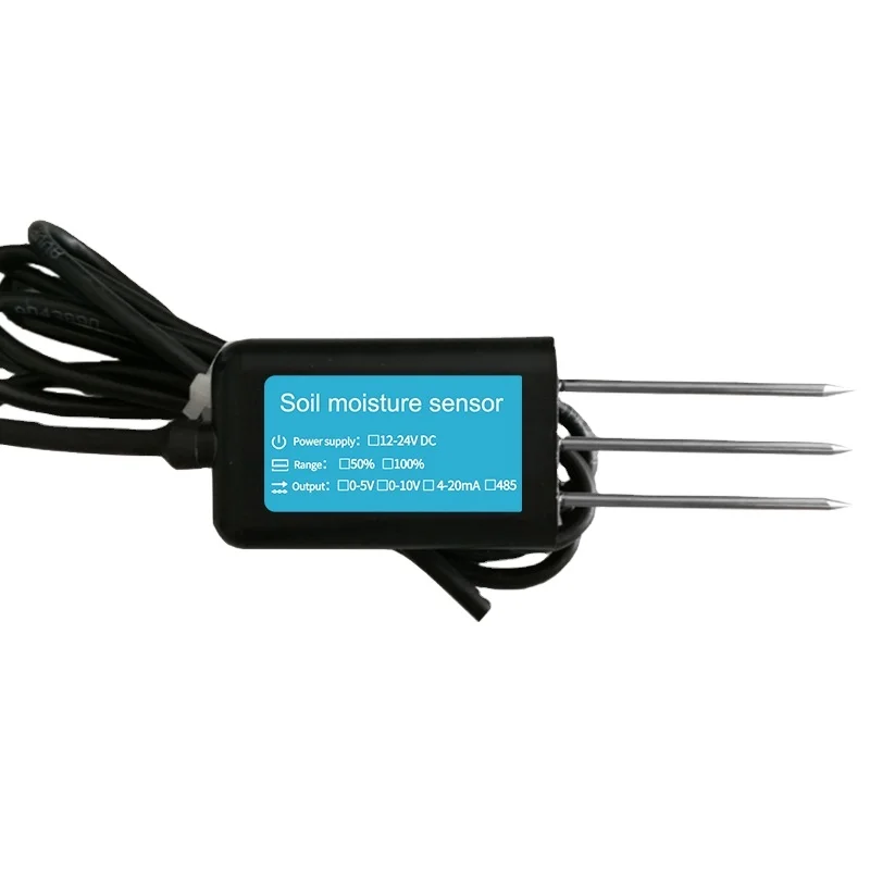 high measurement accuracy small volume waterproof dust proof multiple output methods type 485 soil comprehensive sensor
