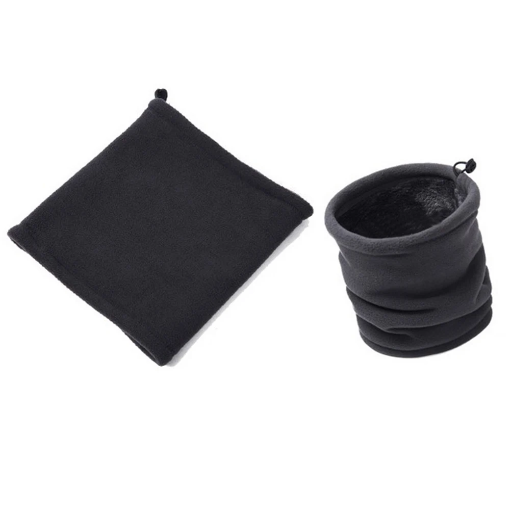 

Winter Scarf Fleece Collar Thickened Warm Face Mask Sports Outdoor Mens Neck Scarf Winter Accessories Gift Idea