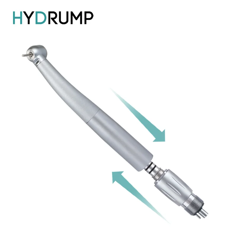 

Dental LED Fiber Optic High Speed Handpiece Standard Head 3 Way Water Spray 135℃ Autoclavable Dentistry Equipment