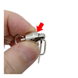 Conector giratorio pesca acero inox rodamientos de bola alta velocidad