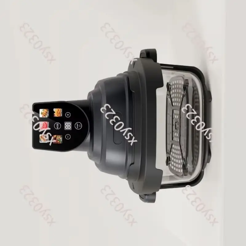 Smart Touch Screen Air Fryer Visible Glass Multifunctional Oven Non-Stick Fries Maker 110V/220V - Kitchen Appliance
