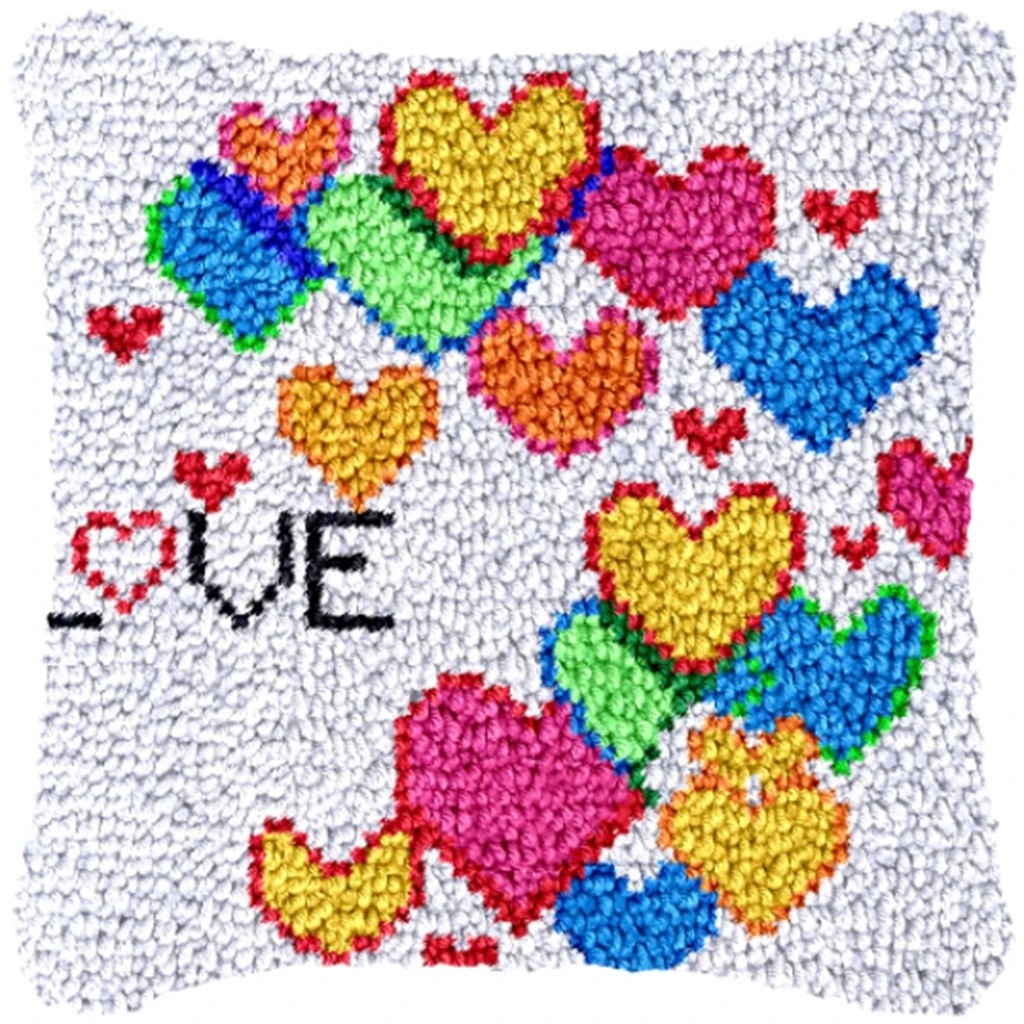 Simple Love kit de gancho y pestillo para bordado arcoíris clásico - imagen 3