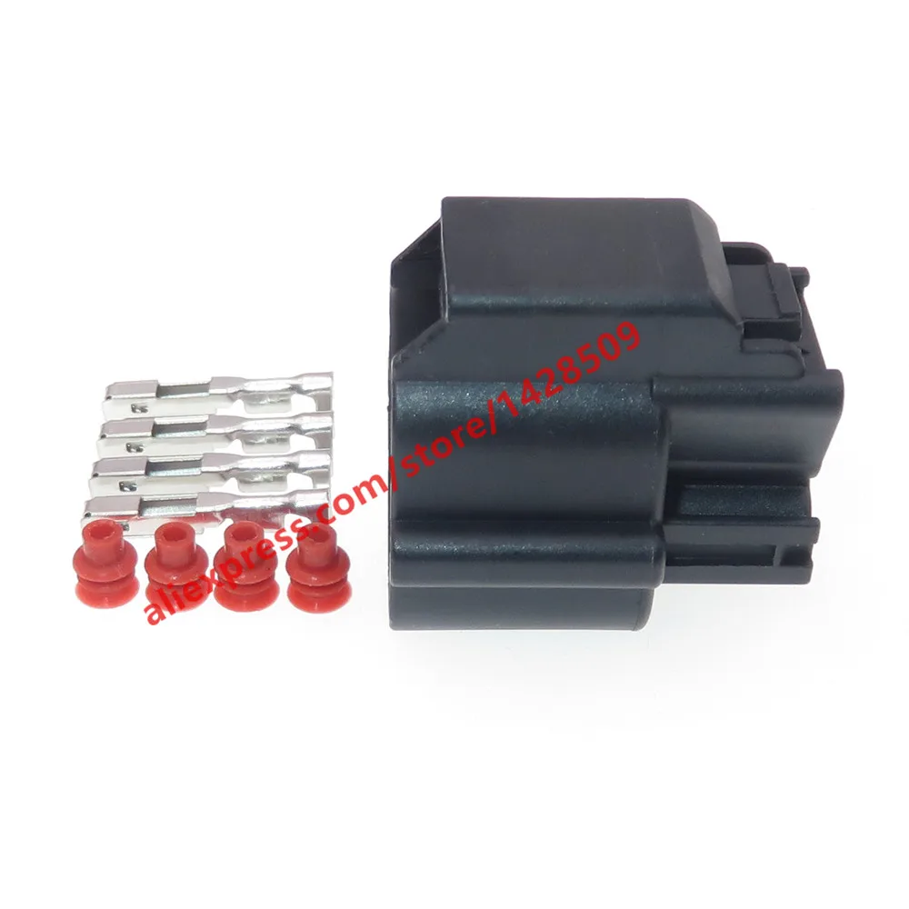 1 Set 4 Pin 1.5 Series Car Electrical Cable Socket With Terminal Auto Connector E-3938WPT-182(Tin)1U2Z-14S411-AUA