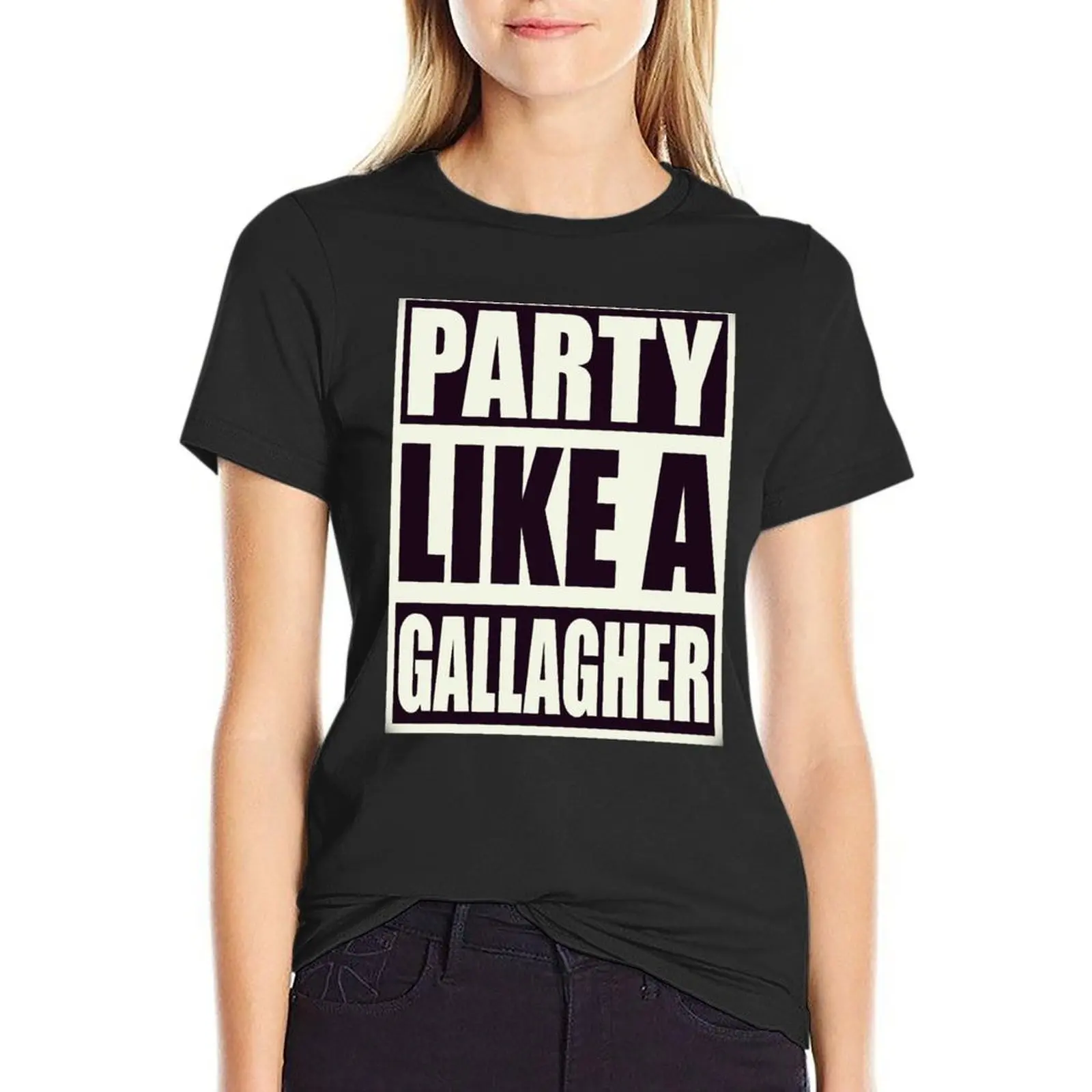 

Party like a Gallagher! T-Shirt sublime plain customs design your own cropped t shirts for Women