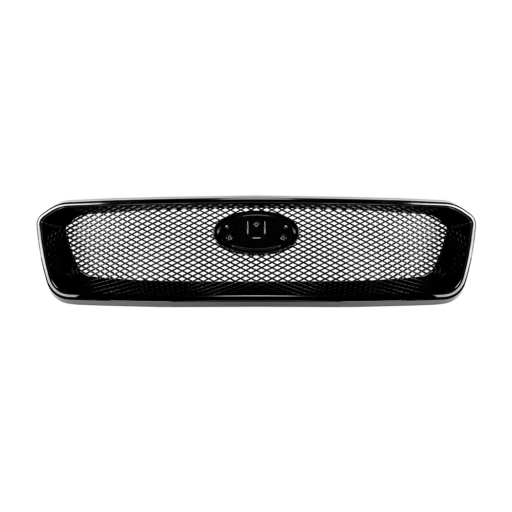Front Upper Bumper Hood Mesh Grills For Subaru WRX STI VA 2014 2015 2016 Front Bumper Grille Racing Grill